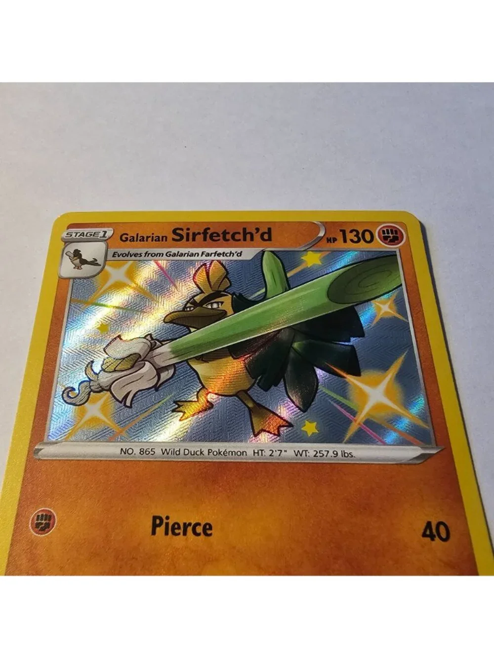 Galarian Sirfetch'd SV064/SV122 Shining Fates: Shiny Vault Holo NM